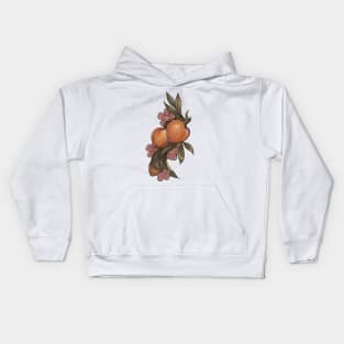 Neo traditional Georgia peach Kids Hoodie